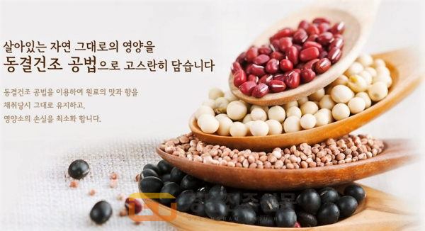 생식업체 ‘다움’의 홍보 이미지. 김수경 박사는 생식을 뺀 음식 중 으뜸은 정월대보름 음식이라고 말했다. 치아와 구조가 같다는 이유에서다. 