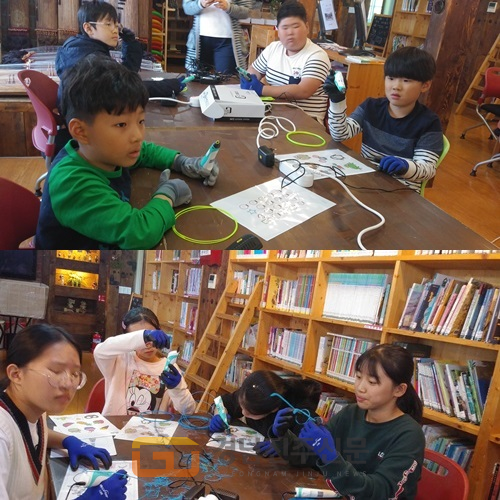 하동 쌍계초등학교(교장 윤영순)는 지난 12일 도서관에서 전교생을 대상으로 이동형 무한상             상실 프로그램 체험활동을 실시했다.